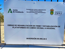 Imagen de Proyecto: OBRAS DE REHABILITACIÓN DE FIRME Y ESTABILIZACIÓN PLATAFORMAS EN CAMINO VECINAL A HIGUERAL.